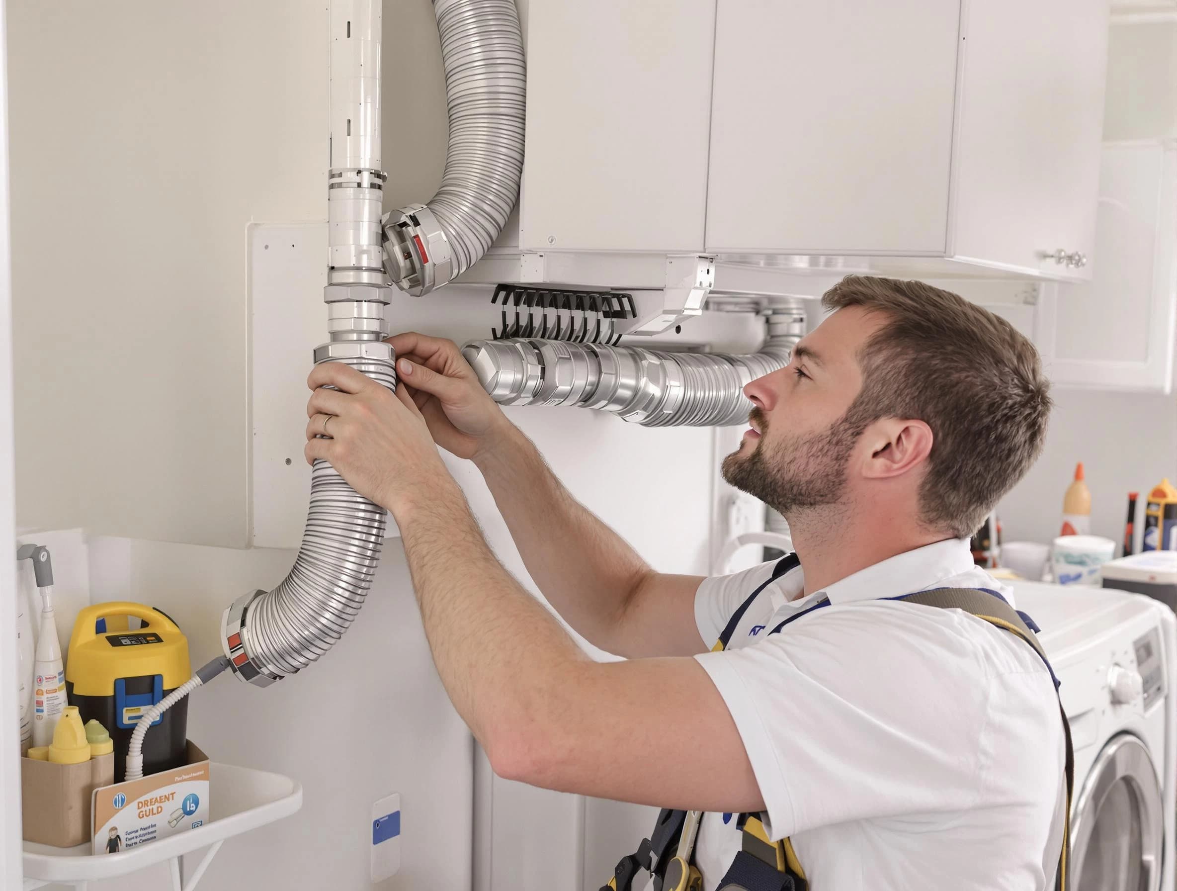 Professional dryer vent repair and installation by Ashland City Dryer Vent Cleaning in Ashland City