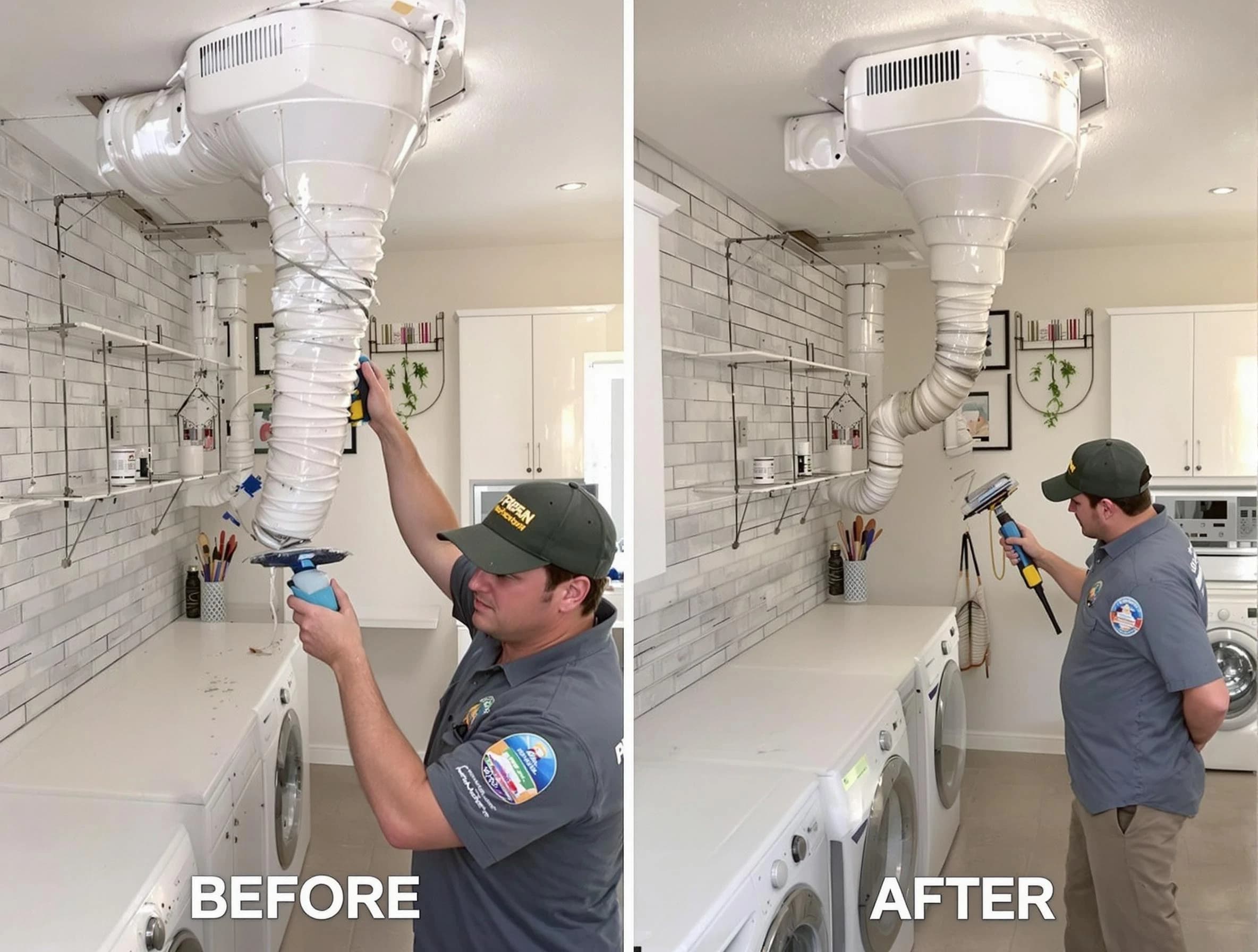 Professional dryer exhaust vent cleaning by Ashland City Dryer Vent Cleaning in Ashland City